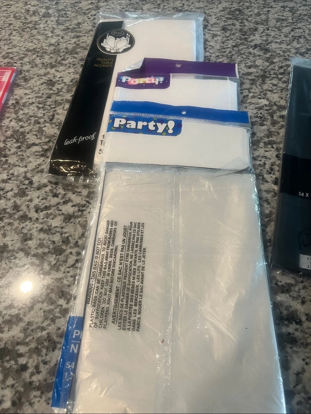 Various Party Table Covers